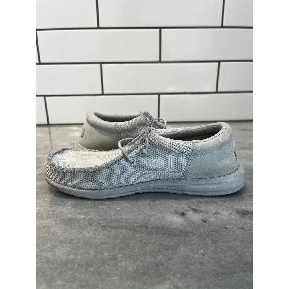 Hey‎ Dude Wally Youth Funk Mono YT4- Slip Ons, Light Gray